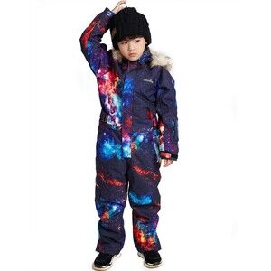 Kids One-Piece Ski Suit 4T – Waterproof, Windproof, Warm Winter Overall